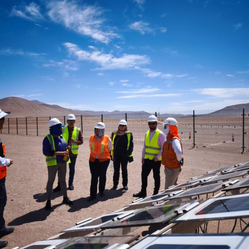 Equipos técnicos del Gobierno Regional y Subdere conocieron la Plataforma Solar del Desierto de Atacama