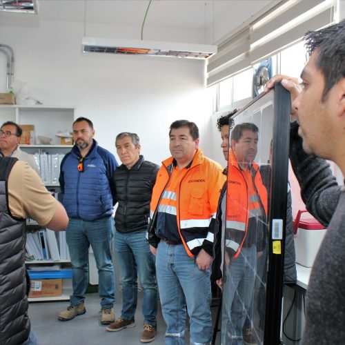 Delegación de Minera Escondida visitó laboratorios del CDEA